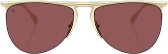 Ferrari Bordeaux Pilot Unisex Sunglasses FH1016 106/1E 59