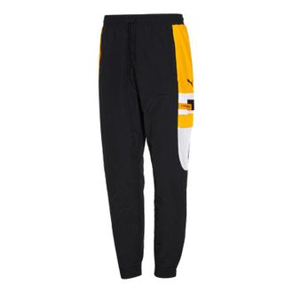 Puma x Ferrari Mens Race Statement Track Trousers Yellow 531646-06