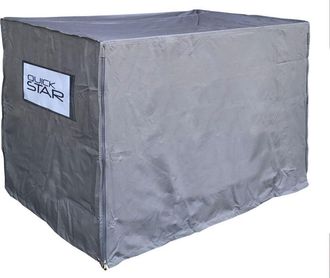 Quick-Star 10 X Cubierta De Malla Para Cajas 125x85x87cm Cubierta Protectora Gris Lona Poli&eacute;ster