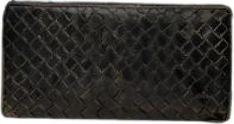 Bottega Veneta Pre-owned Leren Portemonnee - Dames - Vintage Accessoires - Bruin - ONE Size - Leer - Vintage