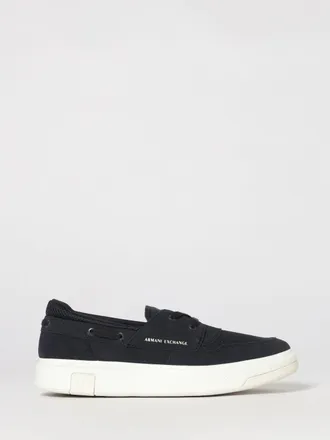 A|X Armani Exchange Loafers Men color Navy