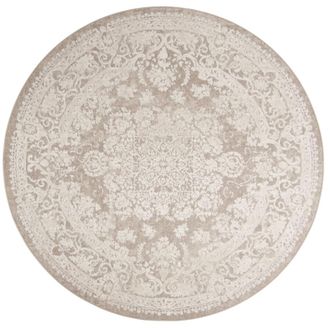 Safavieh Alfombra poli&eacute;ster beige / crema 201 x 201 cm