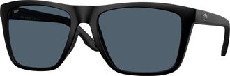 Costa Costa del Mar Mens 59 mm Shiny Black Sunglasses