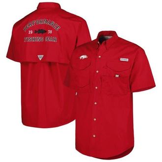 Columbia Mens Columbia Cardinal Arkansas Razorbacks Bonehead Button-Up Shirt at Nordstrom, Size Medium
