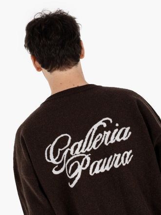 Danilo Paura Crewneck sweater Galleria wool brown