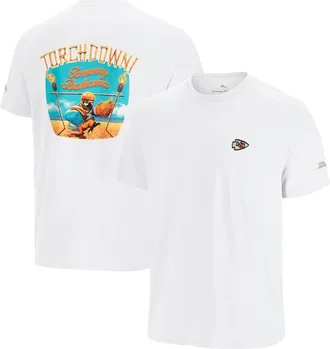 Tommy Bahama Mens Tommy Bahama White Kansas City Chiefs Sport Torchdown Graphic T-Shirt at Nordstrom, Size Small