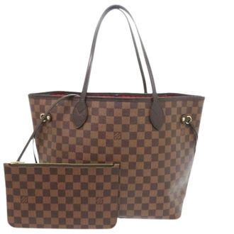 Louis Vuitton Pre-owned Tote Bags, female, Brown, Size: ONE SIZE Pre-owned Neverfull MM