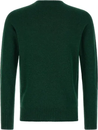 Maryya Cashmere Blend Crew-Neck Sweater - Forest Green