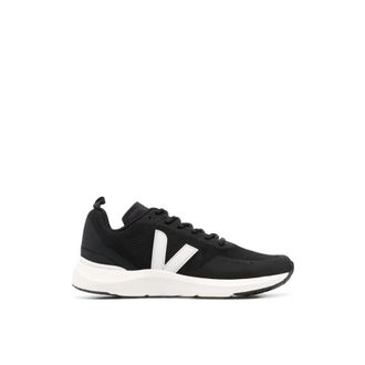 Veja Zwart/Cr&egrave;me Engineered Mesh Sneakers - Heren - Sneakers - Zwart - 42 EU - Schoenen