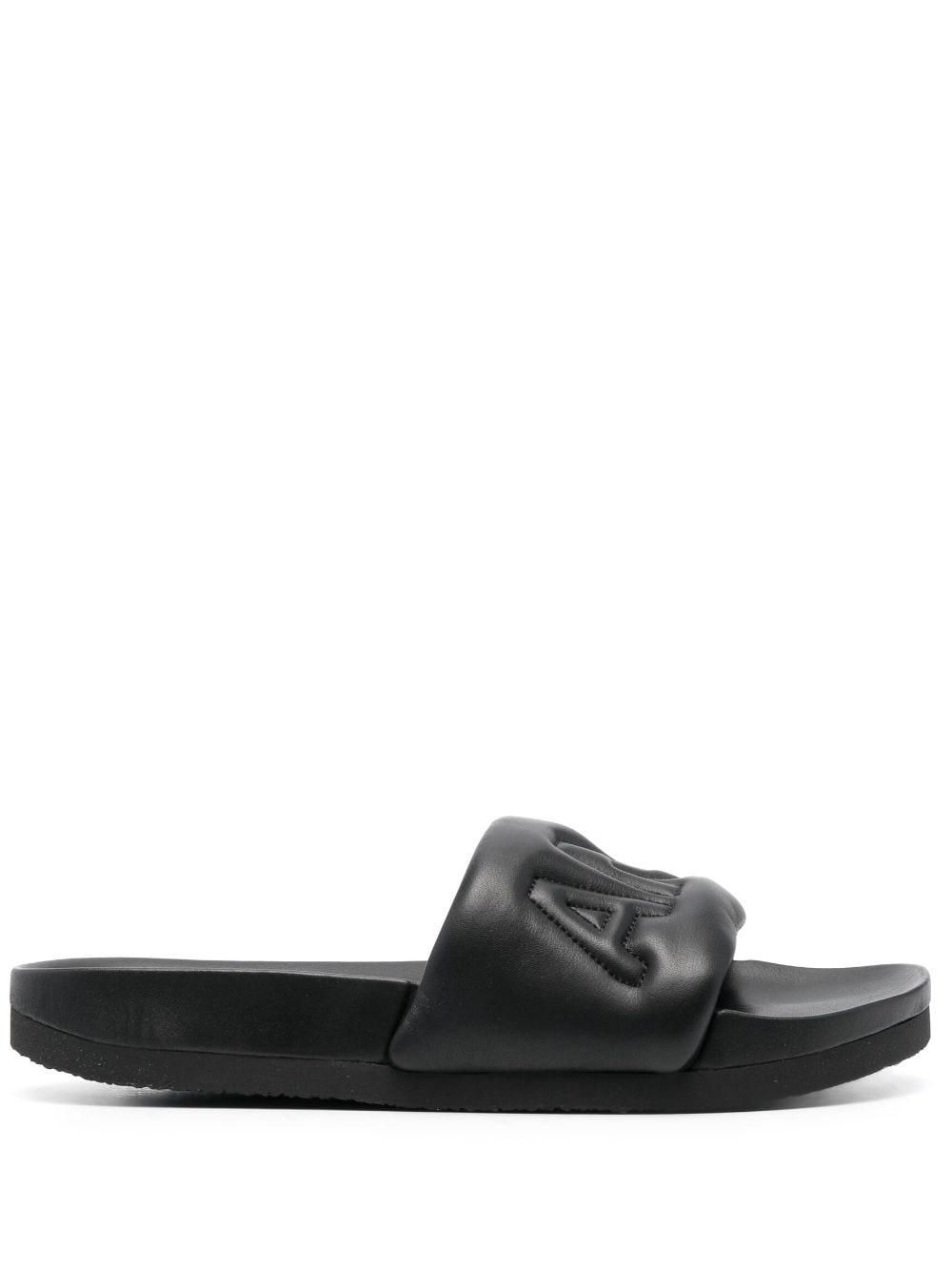 AMBUSH スライダー サンダル ロゴ フラットシューズ 靴 AMBUSH: Black Sandals now up to −60% | Stylight