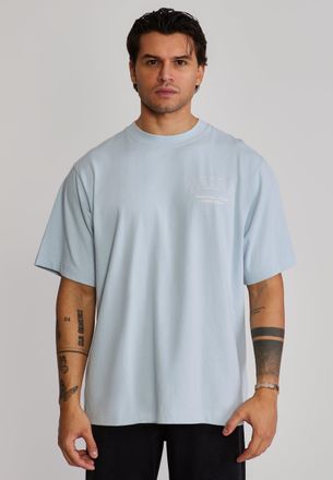 Siksilk Mens Blue Graphic T-Shirt XXL