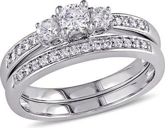 Rina Limor 14K 0.49 Ct. Tw. Diamond Three-Stone Ring