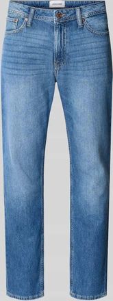 Jack & Jones Jack & Jones Regular Fit Jeans im Used-Look Modell CLARK in Blau, Gr&ouml;&szlig;e 27/30