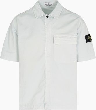 Stone Island Mens S0A10 SS Shirt Blue - Size: 38/Regular