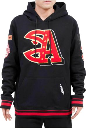Pro Standard Pro Standard NBA Atlanta Hawks Mash Up Logo P/O Hoodie in Black Men