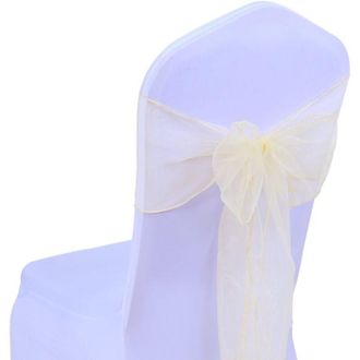 OEM 25 Cintas De Organza, Lazos Para Fundas De Sillas, Bodas, Ceremonias, Decoraci&oacute;n, Fiestas, Eventos, Cumplea&ntilde;os, 17 X 275 Cm, 22 Colores (fundas De Sil