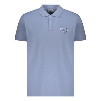 Iceberg Short-sleeved Polo - male - Iceberg - Polo Shirts - Blue - XL - Tops