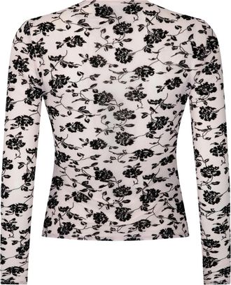 Harris Tapper Darvos Top in Powder Pink and Black Size S