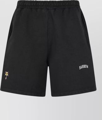 Barrow cotton bermuda shorts side pockets detail