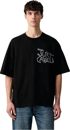 Just Cavalli Camiseta - Tops - Hombre - Negro - XL