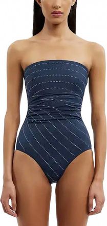 Significant Other Wilow Maillot One Piece Swimsuit In Slate