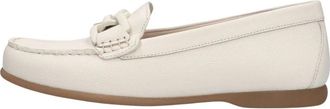 Gabor 201 Loafers - Dames - Loafers - Wit - 44 EU - Leer - Schoenen