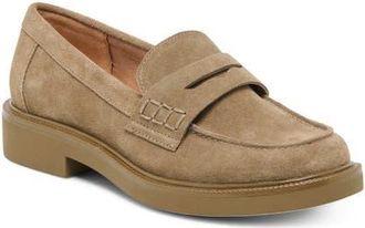 Dolce Vita Tiggy Penny Loafer in Olive Suede at Nordstrom, Size 6.5