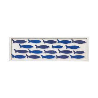 Novit&agrave; Home Deco by appendere blanco Pesci, Bianco/Blu