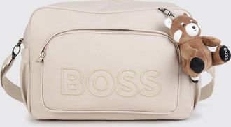HUGO BOSS Borsa maternit&agrave; in poliestere con fasciatoio estraibile e tracolla