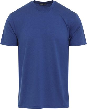 Tom Ford Prussian Blue Lyocell T-Shirt-Uomo