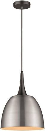 Netlighting Spring Dome Ceiling Pendant Satin Nickel E27