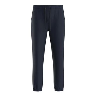 HUGO BOSS Broeken, Heren, Blauw, M, Katoen, Broek met trekkoord