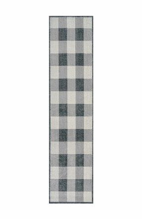 Jonathan Y Designs Gingham Gradient Plaid Cottage Machine-Washable Area Rug in Light Gray/dark Gray/cream at Nordstrom, Size 3Ft 0In X 5Ft 0In