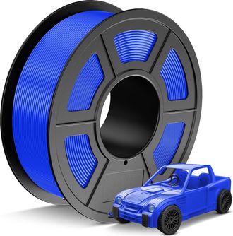 OEM Filamento Pla Azul De 1,75 Mm Y 1,1 Kg, Filamento Pla De Alta Tenacidad Para Impresoras 3d, Precisi&oacute;n Dimensional De +/- 0,02 Mm, Bobina De 1,1 Kg (2,