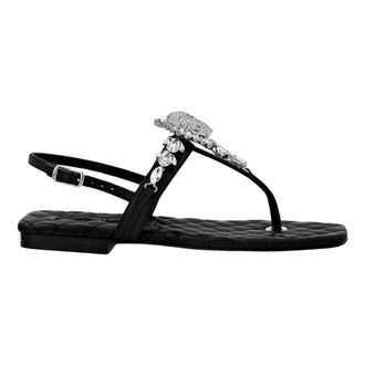 Philipp Plein Dames, Schoenen, Zwart, Maat: 35 EU Leer