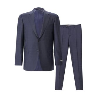 Canali Traje de botonadura sencilla - Suits - Hombre - Azul - 2XL