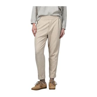 Mason's Easy Jogger Chino Pantaloni - - Trousers - Donna - Beige - M