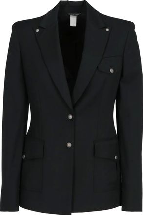 Versace Blazer in lana anni 2000 - Nero