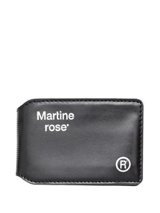 Martine Rose Portemonnee met logo - Zwart