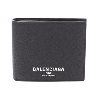 Balenciaga Pre-owned Wallets, male, Black, Size: ONE SIZE Pre-owned Credit Leather Bifold Wallet