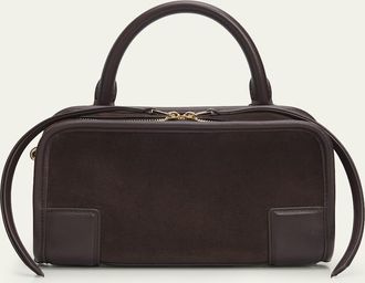 Loewe Amazona 180 Mini Suede Top-Handle Bag