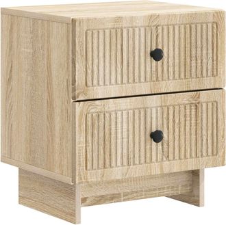 vidaXL Armario De Noche Con Caj&oacute;n Roble Sonoma 43 X 34,5 X 47,5 Cm Vidaxl