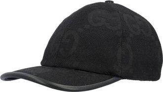 Gucci (WMNS) Gucci Jumbo GG Baseball Hat Black 7275624HAVS1060