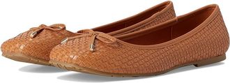 Kenneth Cole Reaction Elstree Womens Flat Shoes Tan Woven : 8.5 M, Leather