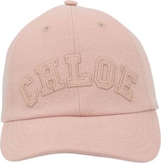 Chlo&eacute; Pink Logo Baseball Cap