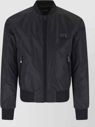 Dolce & Gabbana hooded coat ribbed cuffs hem pockets