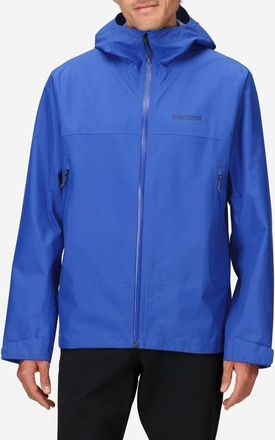 Marmot Minimalist Pertex Waterproof Hooded Jacket in Oxide Blue at Nordstrom, Size Xx-Large