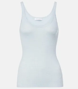 Gabriela Hearst Cinxia cashmere, silk, and hemp tank top