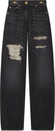 Versace Dames, Jeans, Zwart, Maat: W26 Denim