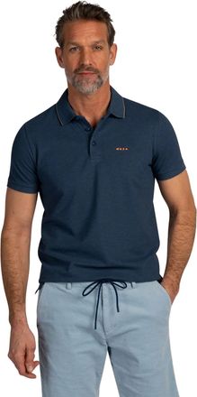 N-Z-A- NEW ZEALAND AUCKLAND Polo New Zealand donkerblauw 3 knoopjes